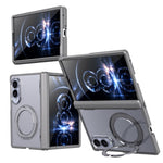 Til Samsung Galaxy Z Fold8 cover magnetisk støtteben auto-tilbagespring hængsel stødsikkert PC + TPU telefoncover