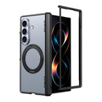 For Samsung Galaxy Z Fold8 Ultra Case Magnetic Kickstand Auto Rebound Hinge Shockproof PC + TPU Phone Cover