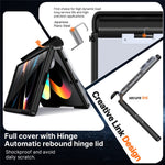 For Samsung Galaxy Z Fold8 Ultra Case Magnetic Kickstand Auto Rebound Hinge Shockproof PC + TPU Phone Cover