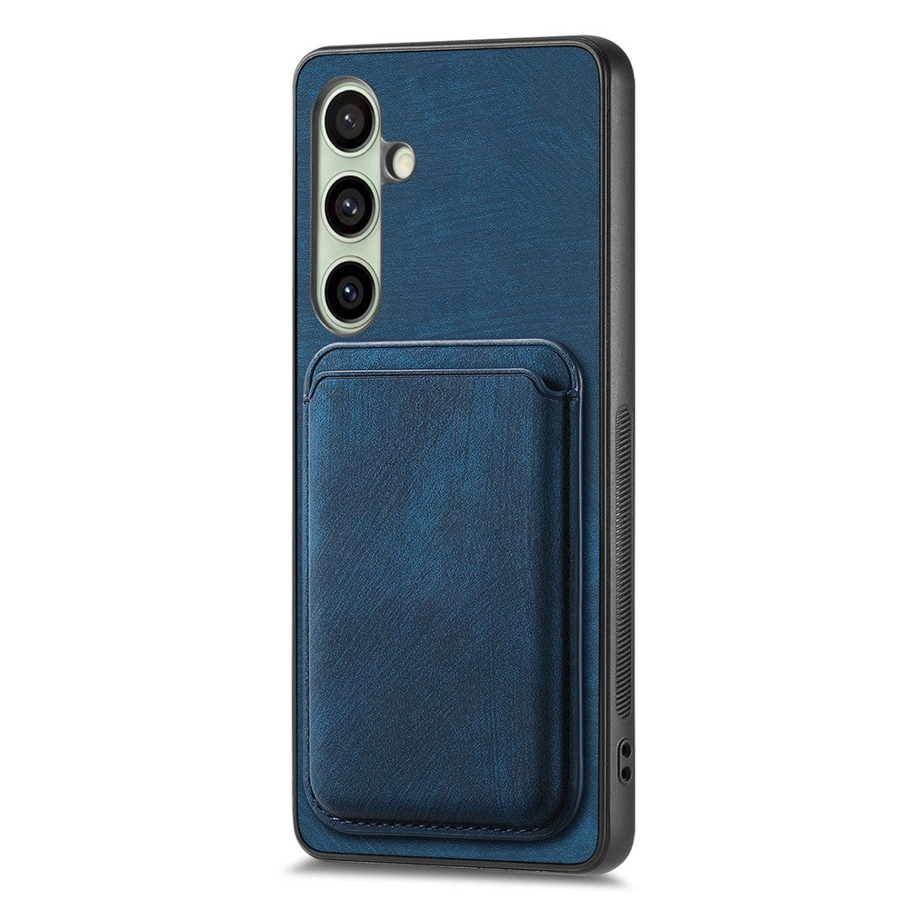Samsung Galaxy A18 5G / A18 4G / A17 5G / A17 4G Magnetiskt fodral Retro Läder + TPU mobilskal med Avtagbar Kortplats