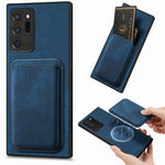 Til Samsung Galaxy Note20 Ultra / Note20 Ultra 5G Magnetisk Etui Retro Læder + TPU Telefoncover med Aftagelig Kortplads