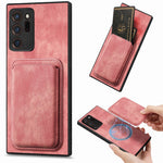Til Samsung Galaxy Note20 Ultra / Note20 Ultra 5G Magnetisk Etui Retro Læder + TPU Telefoncover med Aftagelig Kortplads