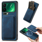For Xiaomi 17 Pro Magnetic Case Retro Leather + TPU Phone Cover with Detachable Card Slot
