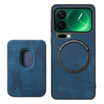 For Xiaomi 17 Pro Magnetic Case Retro Leather + TPU Phone Cover with Detachable Card Slot