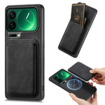 For Xiaomi 17 Pro Magnetic Case Retro Leather + TPU Phone Cover with Detachable Card Slot