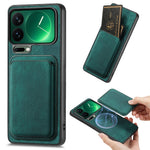 Xiaomi 17 Pro magnetisk cover, retro-læder + TPU-mobilcover med aftagelig kortholder