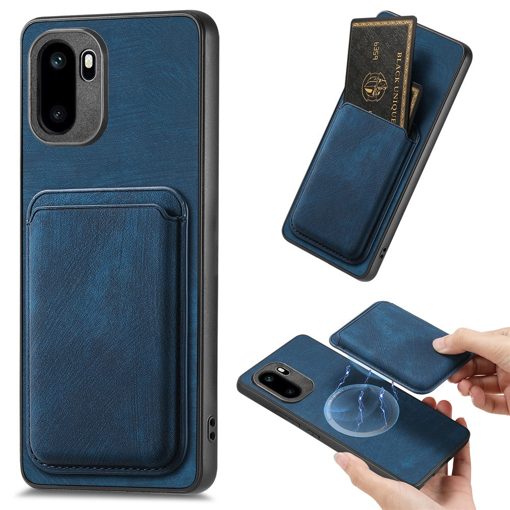 OnePlus Ace 6 5G / Ace 6T 5G Magnetiskt fodral Retro Läder + TPU mobilskal med Avtagbar Kortplats