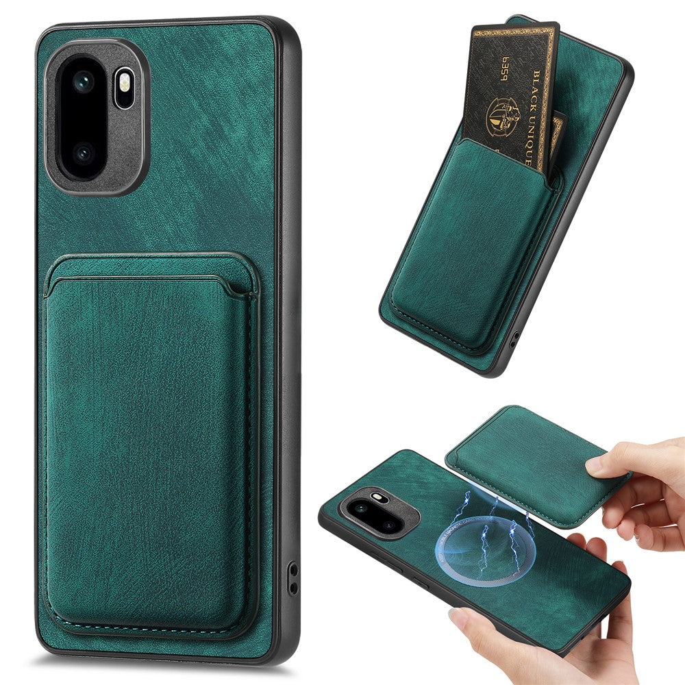OnePlus Ace 6 5G / Ace 6T 5G Magnetiskt fodral Retro Läder + TPU mobilskal med Avtagbar Kortplats