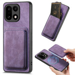 Til OnePlus 15 5G Magnetisk Etui Retro Læder + TPU Telefoncover med Aftagelig Kortplads
