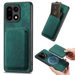 OnePlus 15 5G Magnetiskt Skal Retro Läder + TPU mobilskal med Avtagbar Kortplats