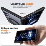 For Samsung Galaxy Z Fold8 Case Magnetic Rotatable Kickstand Hinge Protection PC + TPU Anti Drop Phone Cover