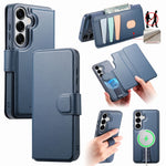CASENEO Til Samsung Galaxy S26+ Magnetisk Etui RFID Blokerende Pung Aftageligt Læder Telefoncover med Håndledsrem