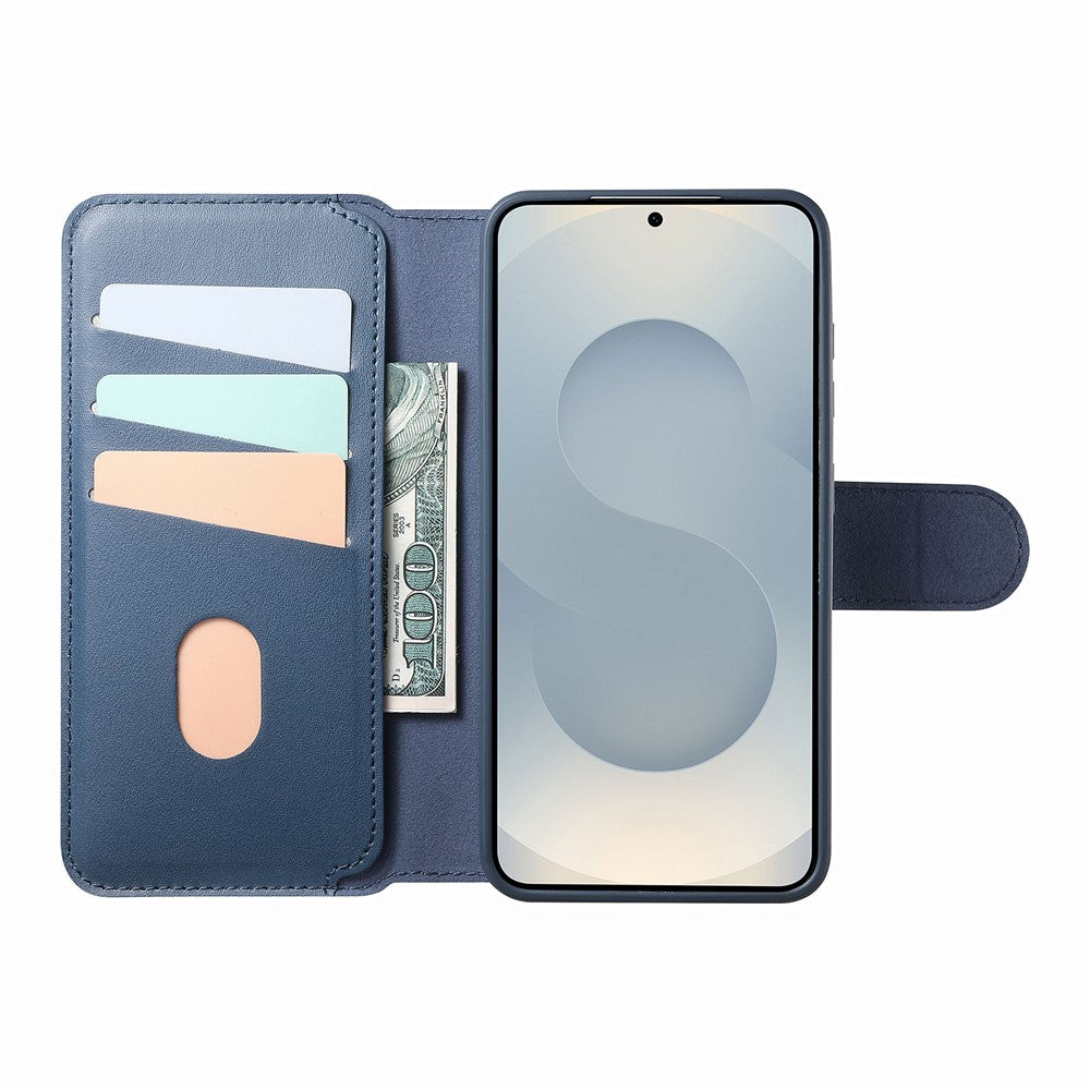 CASENEO Til Samsung Galaxy S26+ Magnetisk Etui RFID Blokerende Pung Aftageligt Læder Telefoncover med Håndledsrem