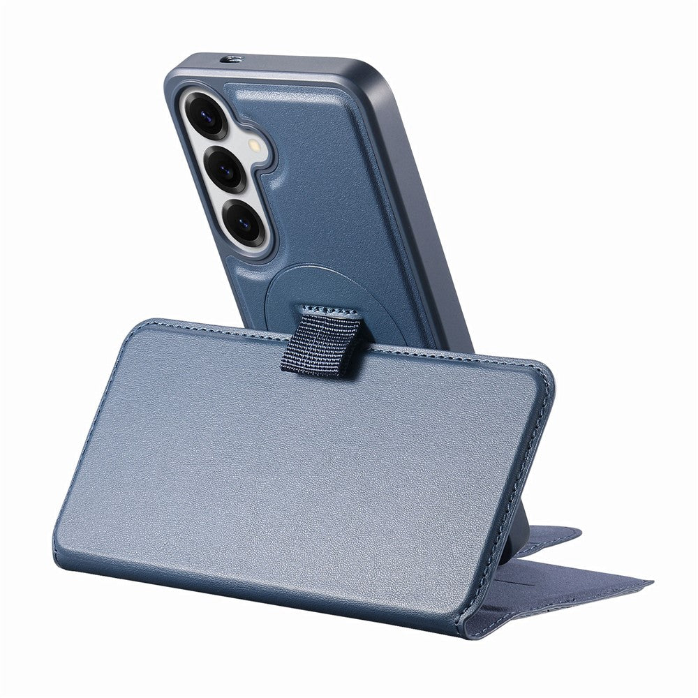CASENEO Til Samsung Galaxy S26+ Magnetisk Etui RFID Blokerende Pung Aftageligt Læder Telefoncover med Håndledsrem