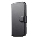 CASENEO For iPhone 13 Pro Magnetic Case RFID Blocking Wallet Detachable Leather Phone Cover with Wristband