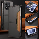 For Xiaomi Redmi Note 17 4G (Global) / Note 17 5G (Global) / Note 17 (India / China) 5G Wallet Case External Card Slot Magnetic Closing Leather Phone Cover