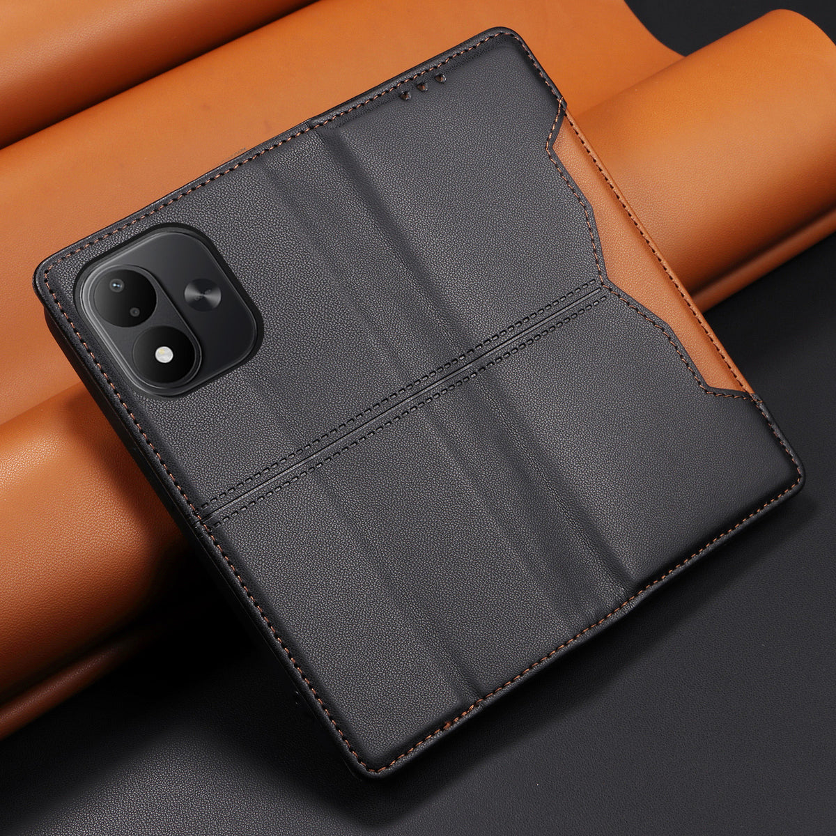 For Xiaomi Redmi Note 17 4G (Global) / Note 17 5G (Global) / Note 17 (India / China) 5G Wallet Case External Card Slot Magnetic Closing Leather Phone Cover