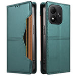 For Xiaomi Redmi Note 17 4G (Global) / Note 17 5G (Global) / Note 17 (India / China) 5G Wallet Case External Card Slot Magnetic Closing Leather Phone Cover