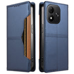 For Xiaomi Redmi Note 17 4G (Global) / Note 17 5G (Global) / Note 17 (India / China) 5G Wallet Case External Card Slot Magnetic Closing Leather Phone Cover