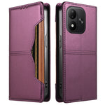 For Xiaomi Redmi Note 17 4G (Global) / Note 17 5G (Global) / Note 17 (India / China) 5G Wallet Case External Card Slot Magnetic Closing Leather Phone Cover