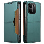 Xiaomi Redmi Note 17 Pro+ 5G Plånboksfodral Externt Kortfack Magnetiskt Stängande Lädermobilfodral