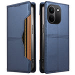 Xiaomi Redmi Note 17 Pro+ 5G Plånboksfodral Externt Kortfack Magnetiskt Stängande Lädermobilfodral
