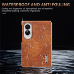 AZNS For Samsung Galaxy Z Fold8 Case Electroplating Crocodile Texture PU + TPU Phone Cover