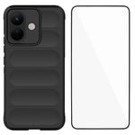WANLONFENG for Xiaomi Redmi Note 17 Pro 5G TPU Case  HD Series Anti Slip Phone Cover with Tempered Glass