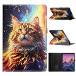 Lenovo Tab One / Tab K9 Fodral Roterande Stativ Mönster PU Läder + TPU Surfplatta Skydd