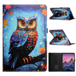Lenovo Tab One / Tab K9 Fodral Roterande Stativ Mönster PU Läder + TPU Surfplatta Skydd