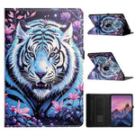 Lenovo Tab One / Tab K9 Fodral Roterande Stativ Mönster PU Läder + TPU Surfplatta Skydd