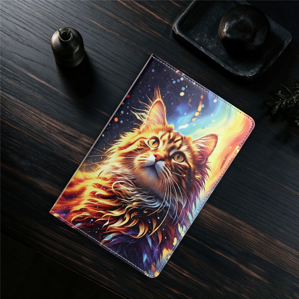 For Lenovo Idea Tab  /  Tab K11 Gen 2  /  Xiaoxin Pad 11 2025 Case Rotation Stand Pattern PU Leather + TPU Tablet Cover