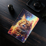 Til Samsung Galaxy Tab S11 Cover Rotation Stand Mønster PU Læder + TPU Tablet Cover