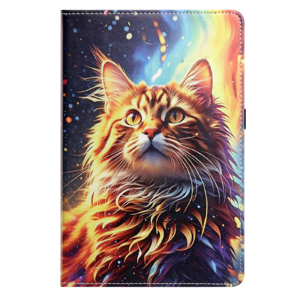 For Samsung Galaxy Tab S9 / Tab S9 FE / Tab S10 FE Case Rotation Stand Pattern PU Leather + TPU Tablet Cover