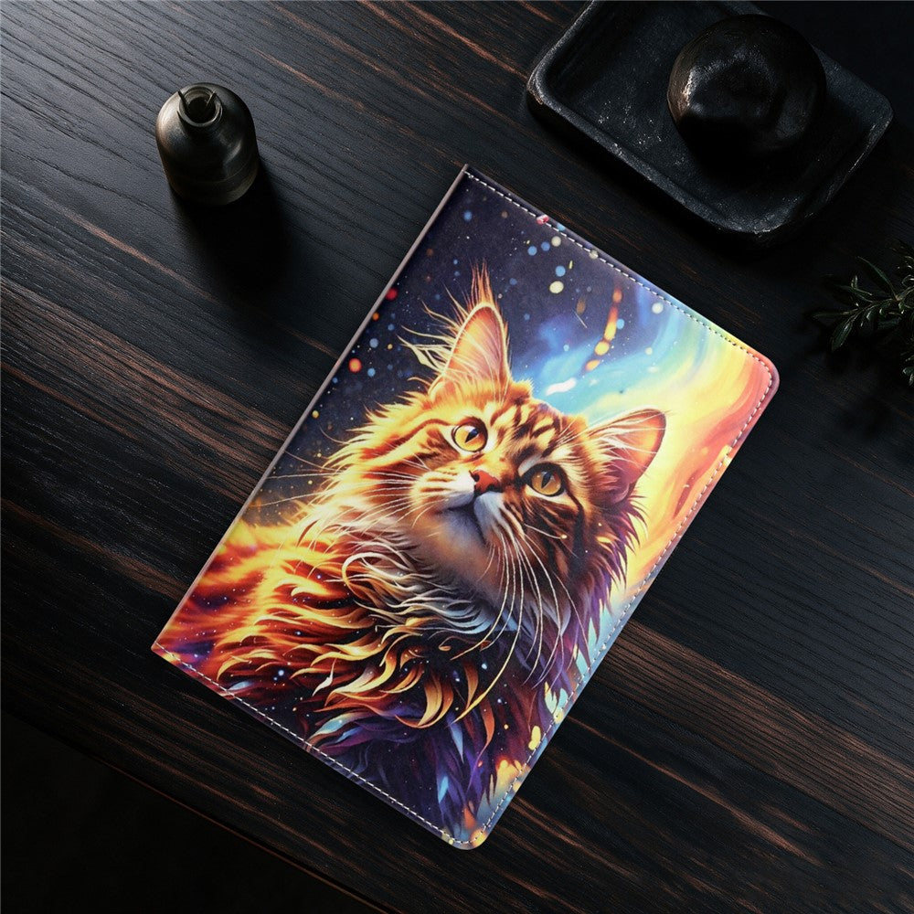 Til Samsung Galaxy Tab S10+ / Galaxy Tab S9+ / Galaxy Tab S9 FE+ Cover Roterende Stand Mønster PU Læder + TPU Tablet Cover