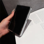 Til Samsung Galaxy Z Fold8 Magnetisk Etui Perlemorsglimmer Stødsikkert PC Telefoncover med Perlekæde
