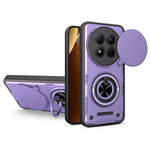 Magnetic Case for Honor Magic7 Lite 5G / X60 Pro 5G / X9c 5G Sliding Camera Cover TPU+PC Phone Cover with Rotating Kickstand