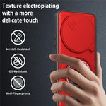 Magnetic Case for Honor Magic8 Lite 5G / X9d 5G / X70 5G Sliding Camera Cover TPU+PC Phone Cover with Rotating Kickstand