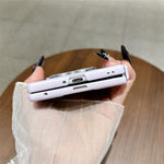 For Samsung Galaxy Z Fold8 Case Heart Clover Kickstand PC Phone Cover with Screen Protector