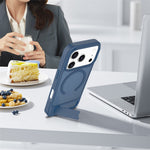 Til iPhone 18 Pro Max / 17 Pro Max Magnetisk Cover Ring Kickstand PC + TPU Skin Touch Telefoncover