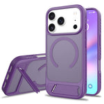 Til iPhone 18 Pro Max / 17 Pro Max Magnetisk Cover Ring Kickstand PC + TPU Skin Touch Telefoncover