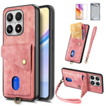 For Xiaomi 17 Case with Tempered Glass Screen Protector Card Holder Retro PU Leather Phone Back Cover