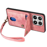 For Xiaomi 17 Case with Tempered Glass Screen Protector Card Holder Retro PU Leather Phone Back Cover