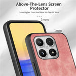 For Xiaomi 17 Case with Tempered Glass Screen Protector Card Holder Retro PU Leather Phone Back Cover