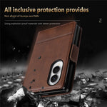 AZNS For Samsung Galaxy Z Fold8 Case Cowhide Texture PU Leather Wallet Phone Cover