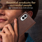 AZNS For Samsung Galaxy Z Fold8 Case Cowhide Texture PU Leather Wallet Phone Cover