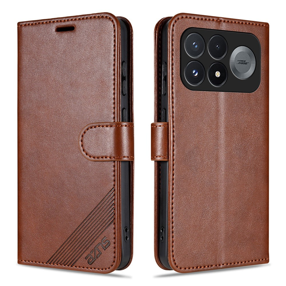 AZNS For Xiaomi Poco F9 Pro 5G / Redmi K100 Pro 5G (China) Case Anti-Scratch PU Leather Stand Wallet Phone Cover