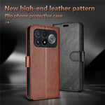 AZNS For Xiaomi Poco F9 Pro 5G / Redmi K100 Pro 5G (China) Case Anti-Scratch PU Leather Stand Wallet Phone Cover