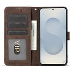 AZNS A2 for Xiaomi Poco F9 Pro 5G / Redmi K100 Pro 5G (China) Leather Case with Wrist Strap RFID Blocking Wallet Stand Phone Cover