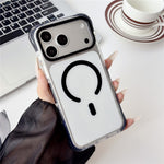 For iPhone 18 Pro / 17 Pro Case Compatible with MagSafe Airbag Shockproof PC + TPU Clear Phone Cover
